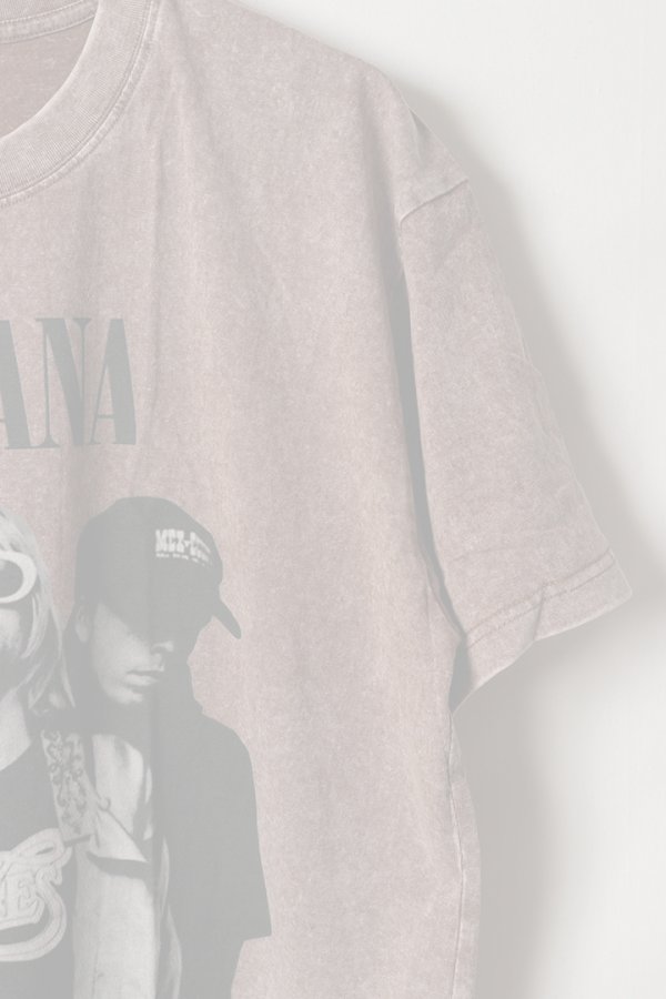 画像3: NIRVANA Print Round Neck T-shirt{-BFS} (3)