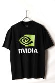 画像1: NVIDIA Print Round Neck T-shirt{-BFS} (1)