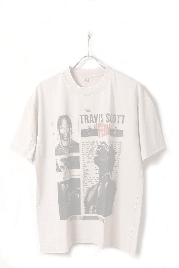 画像1:  {SOLD} TRAVIS SCOTT Print Round Neck T-shirt{-BFS} (1)