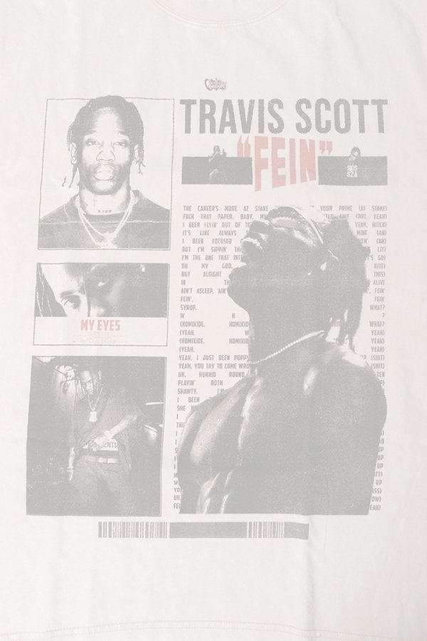 画像4:  {SOLD} TRAVIS SCOTT Print Round Neck T-shirt{-BFS} (4)