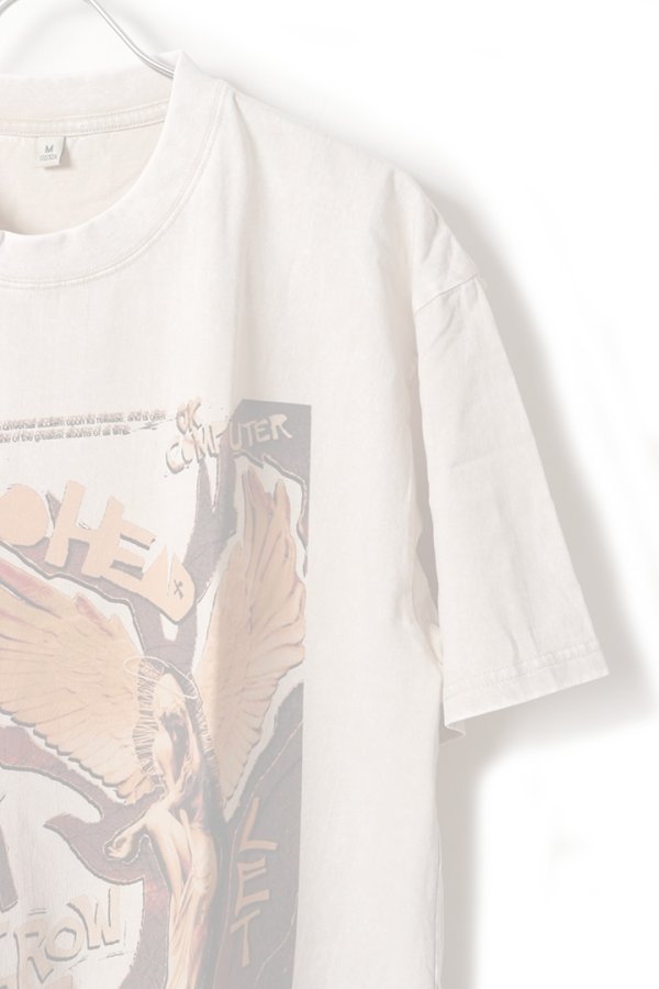 画像3: RADIOHEAD Print Round Neck T-shirt{-BFS} (3)