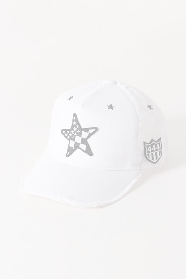 画像1:   YOSHINORI KOTAKE DESIGN ヨシノリコタケ YKWPN-☆STAR WHT WHT BLK/WHT {-BAS}  :AS-YK-05-WHT-F  (1)