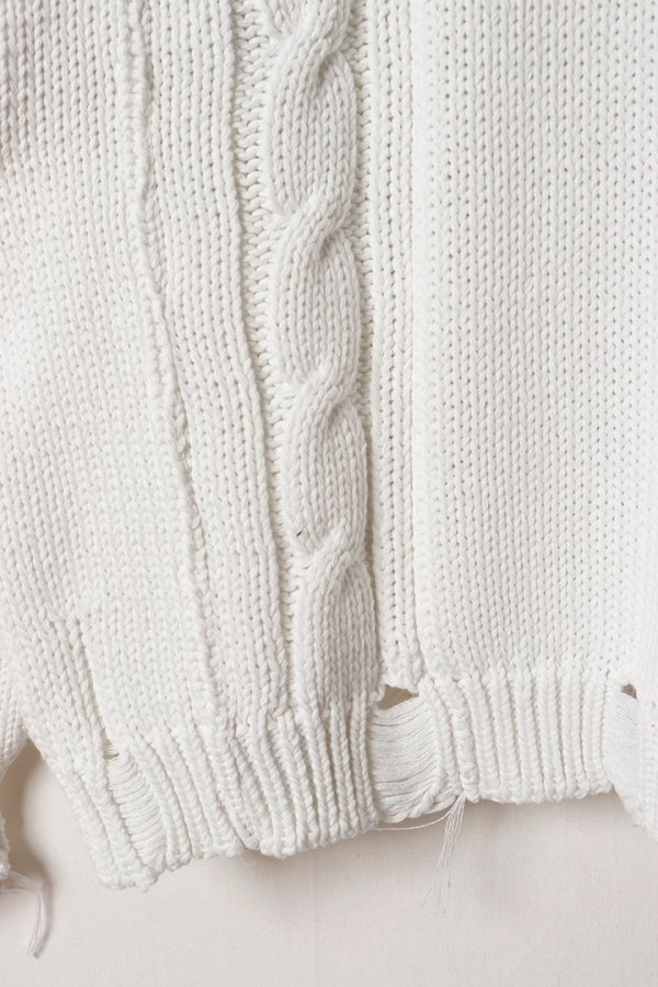 画像3: SUSS スス CABLE REGULAR CREWNECK{-BFA} (3)