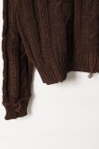 画像5: SUSS スース Jess Unisex Distressed Cable Sweater{-BEA} (5)