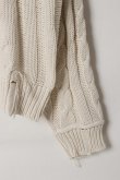 画像4: SUSS スース Jess Unisex Distressed Cable Sweater{-BEA} (4)