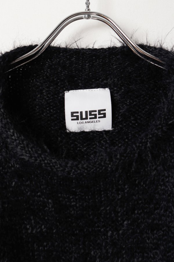 画像2: SUSS スス FUZZY ROLLNECK LOGO SWEATER{-BFA} (2)