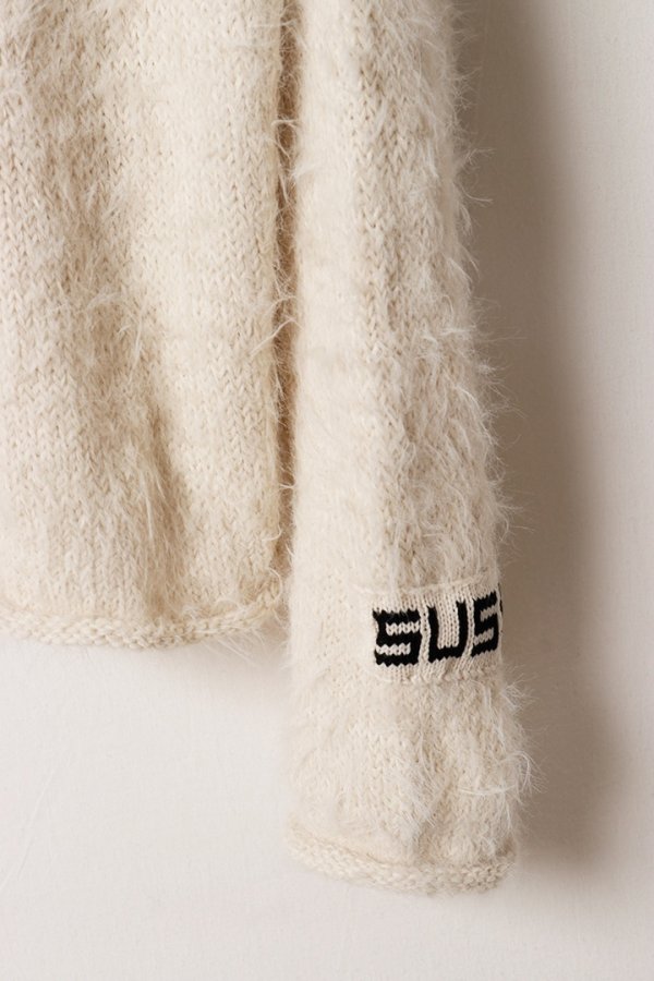 画像3: SUSS スス FUZZY ROLLNECK LOGO SWEATER{-BFA} (3)
