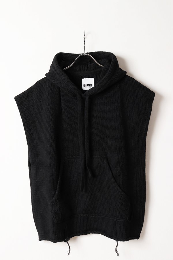 画像1: SUSS スス HOODIE VEST{-BFA} (1)