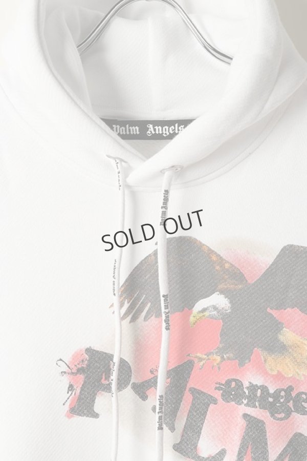 画像2: {SOLD}Palm Angels パームエンジェルス FLAME EAGLE HOODY WHITE MULTICOLOR{PMBB058E20FLE002-0184-BJA} (2)