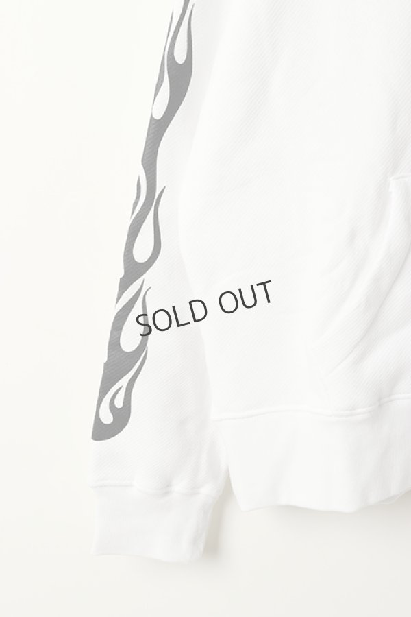 画像4: {SOLD}Palm Angels パームエンジェルス FLAME EAGLE HOODY WHITE MULTICOLOR{PMBB058E20FLE002-0184-BJA} (4)