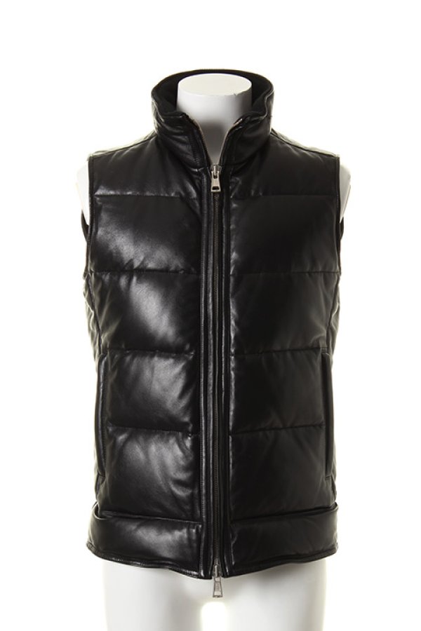 画像2: AKM エイケイエム SPANISH LAMB 'SENA' SINGLE BORDER SKI VEST{-AEA} (2)