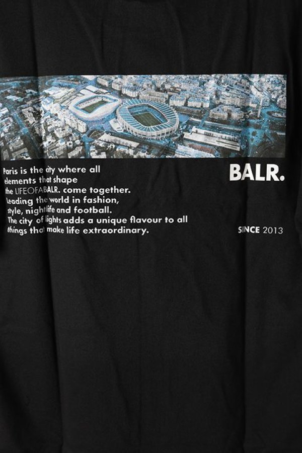 画像4: 【 50%OFF セール30,800円→15,400円】 BALR. ボーラー Franck Relaxed Paris T-Shirt{B1112.1037-BAA} (4)