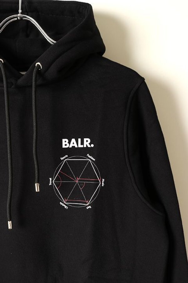 画像4: 【 50%OFF セール30,800円→15,400円】 BALR. ボーラー Olaf Straight Symmetry Hoodie{B1261.1012-BAA} (4)