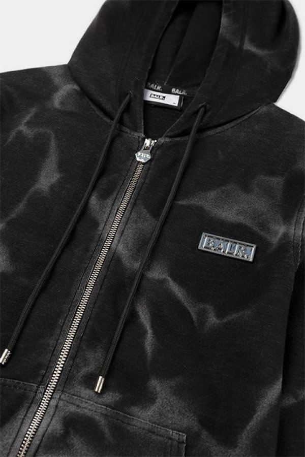 画像8: 【 50%OFF セール45,100円→22,550円】 BALR. ボーラー D11 Straight washed zip through Hoodie{B1261.1085-BCS} (8)