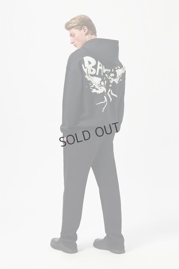 画像2: {SOLD}BALR. ボーラー GAME OF THE GODS GRAFFITI BOX FIT HOODIE{B1261.1131-BDA} (2)