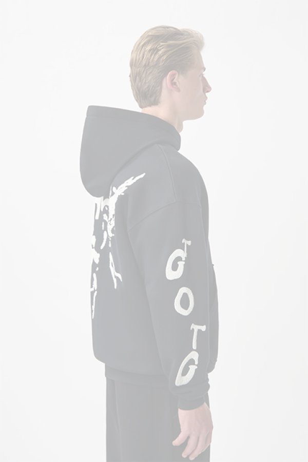 画像4:   BALR. ボーラー GAME OF THE GODS GRAFFITI BOX FIT HOODIE{B1261.1131-BDA} (4)