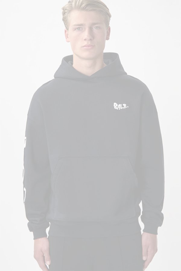 画像9:   BALR. ボーラー GAME OF THE GODS GRAFFITI BOX FIT HOODIE{B1261.1131-BDA} (9)