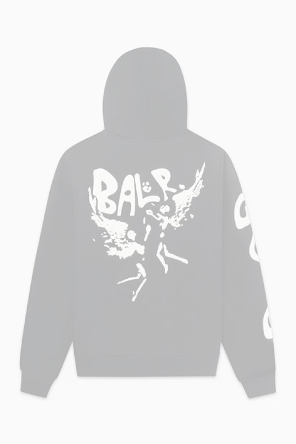 画像10:   BALR. ボーラー GAME OF THE GODS GRAFFITI BOX FIT HOODIE{B1261.1131-BDA} (10)