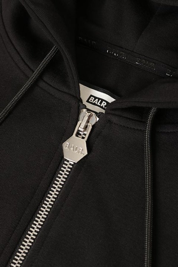 画像3: 【 50%OFF セール38,500円→19,250円】 BALR. ボーラー Q-SERIES STRAIGHT ZIP THRU HOODIE{B1267.1001-BBA} (3)