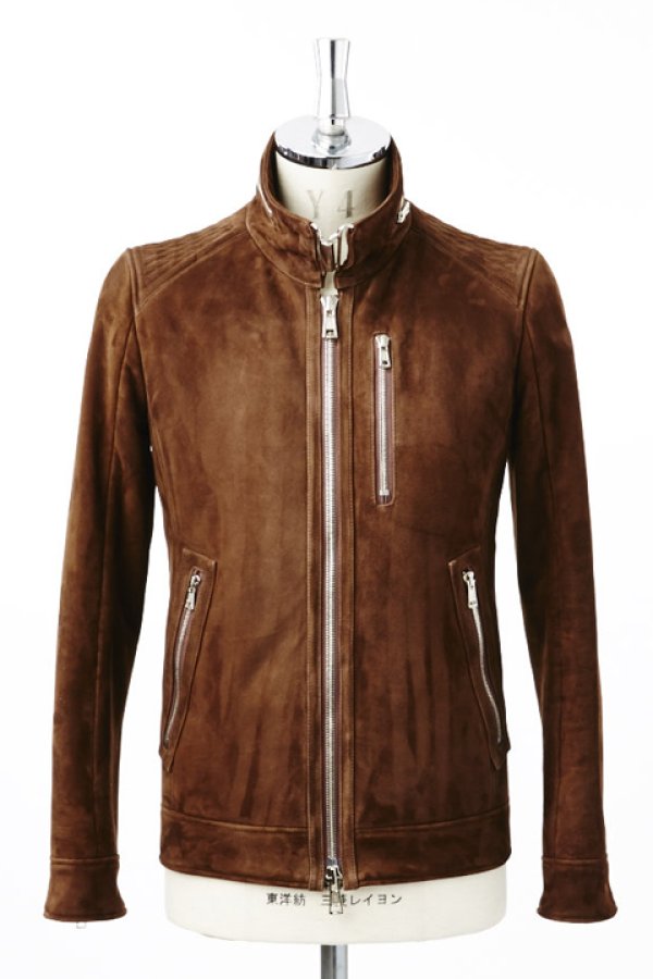 画像2: 【 30%OFF セール275,000円→192,500円】 AKM エイケイエム GOAT SUEDE STAND HOOK RIDERS{-AGA} (2)