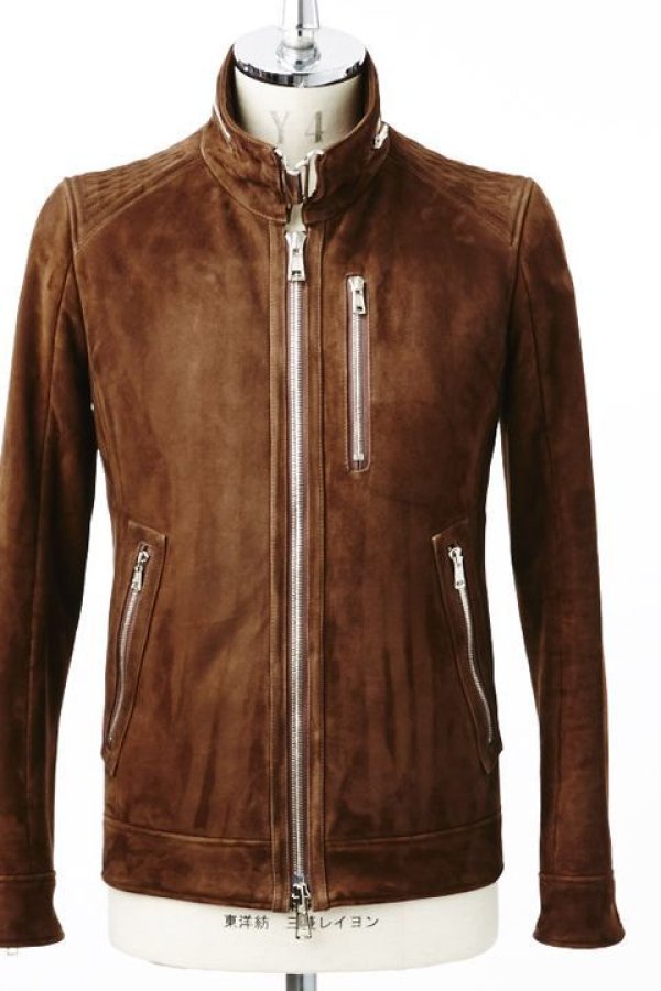 画像4: 【 30%OFF セール275,000円→192,500円】 AKM エイケイエム GOAT SUEDE STAND HOOK RIDERS{-AGA} (4)