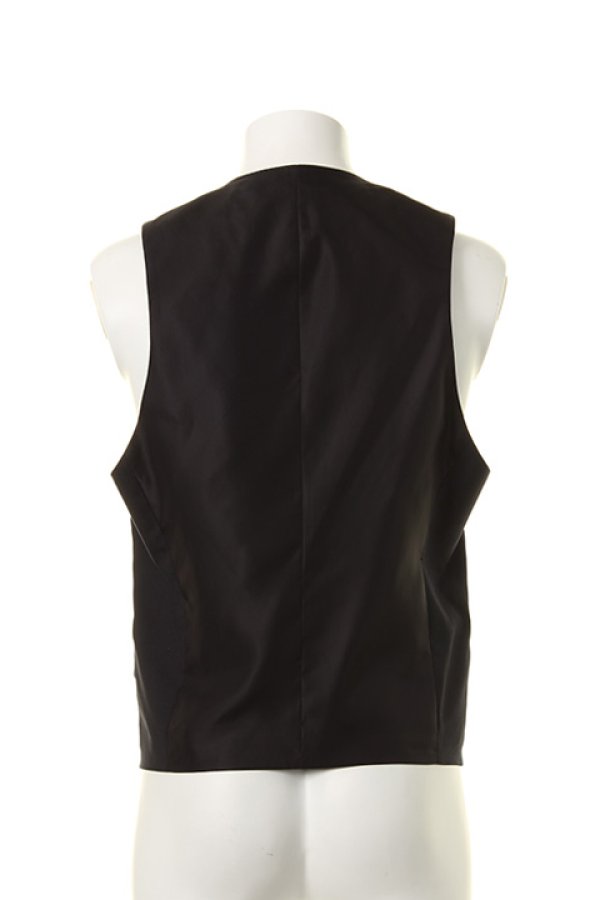 画像2: 【 30%OFF セール41,800円→29,260円】 AKM エイケイエム STRETCH CORDURA NYLON MIX WOOL GILLET{-AGA} (2)