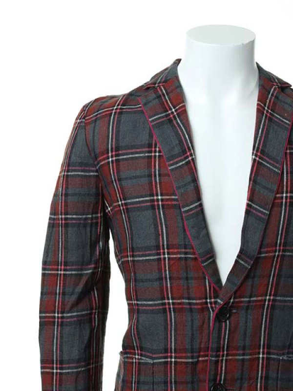 画像4: ▽ 70%OFF アウトレットセールセール63,800円→19,140円▽ AKM エイケイエム WASHABLE ITALY LINEN collection wrinkle jacket{-ACS} (4)