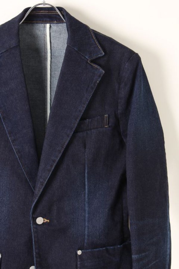 画像3: 【 30%OFF セール99,000円→69,300円】 AKM エイケイエム ULTRA STRETCH DENIM 12.3oz 2B JKT{B333-CNU147-DN54-AIA} (3)