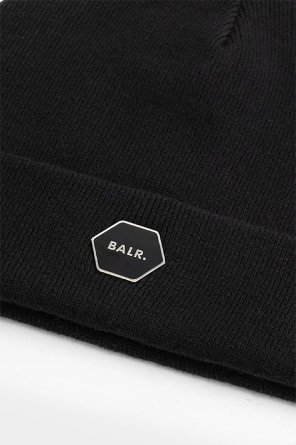 画像4: 【 50%OFF セール13,750円→6,875円】 BALR. ボーラー HEXLINE BADGE BEANIE{B6120.1009-BDA} (4)