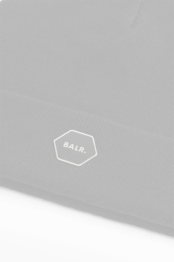 画像4:   BALR. ボーラー HEXLINE BADGE BEANIE{B6120.1009-BDA} (4)