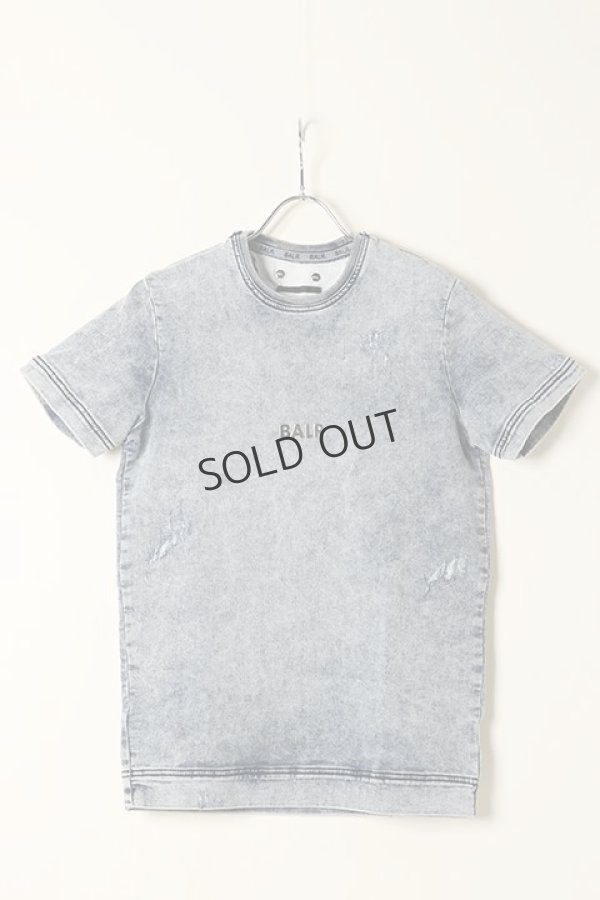画像1: {SOLD}BALR. ボーラー 【日本限定コレクション】Q-SERIES SHORT SLEEVE SWEATER{B1112.1062-ACIDBLUE-BAA} (1)