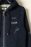 画像2: BALR. ボーラー 【日本限定コレクション】Q-SERIES ZIPPED HOODIE{B1261.1026-INDIGOBLUE-BAA}【セットアップ対応商品】 (2)