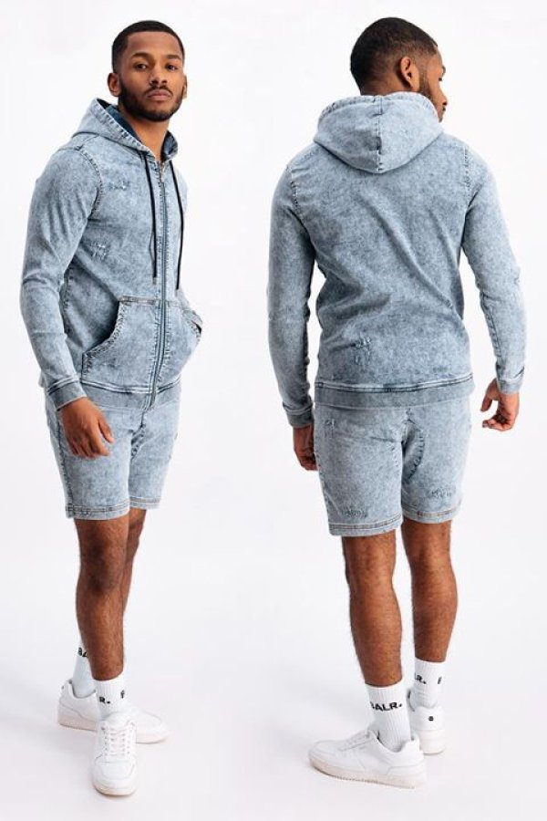 画像6: 【 50%OFF セール|37,400円→18,700円】 BALR. ボーラー 【日本限定コレクション】Q-SERIES ZIPPED HOODIE{B1261.1026-ACIDBLUE-BAA} (6)