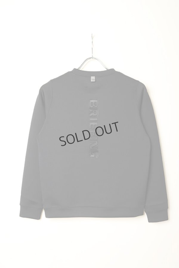 画像5: {SOLD}ブリーフィング ゴルフ BRIEFING GOLF WS 3D LOGO CREW NECK{-BBA} (5)