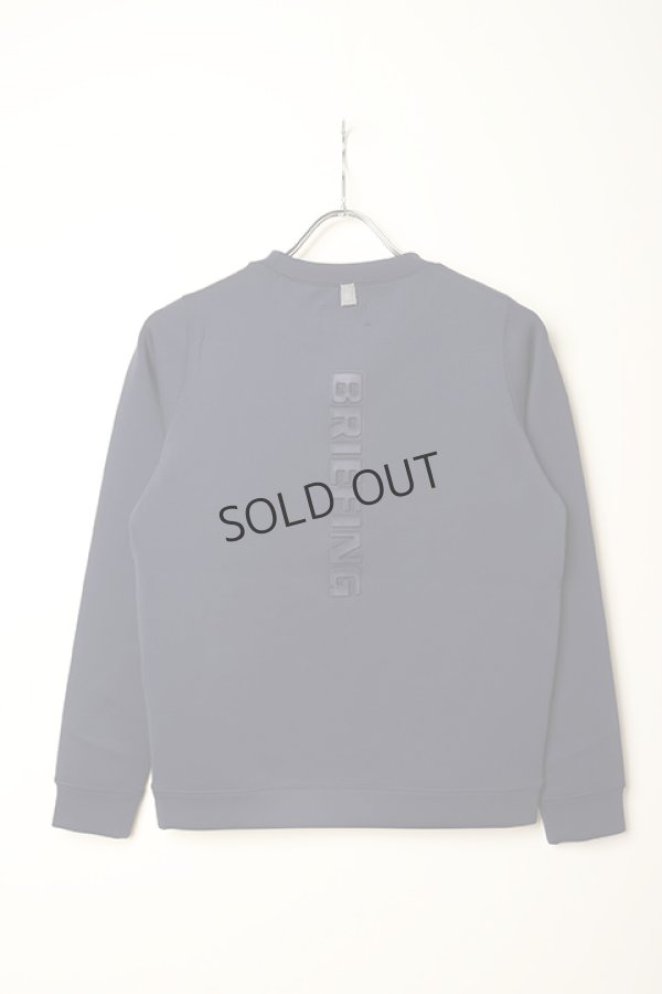 画像5: {SOLD}ブリーフィング ゴルフ BRIEFING GOLF WS 3D LOGO CREW NECK{-BBA} (5)