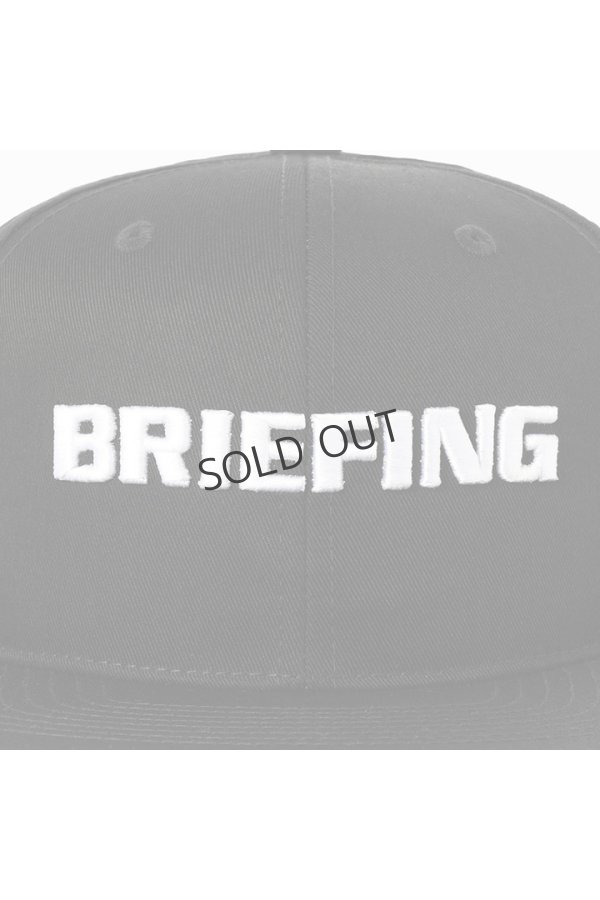 画像2: {SOLD}ブリーフィング ゴルフ BRIEFING MEN’S BASIC FLAT VISOR CAP{-BFS} (2)