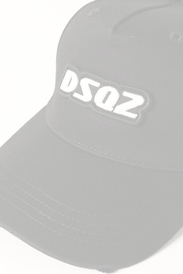画像2:   DSQUARED2 ディースクエアード D2 Patch Baseball Cap{BCM064905C000012124-BCS} (2)