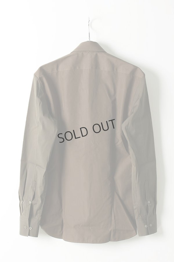 画像2: {SOLD}Neil Barrett ニールバレット POPELINE + FRAMIS PATCHES SHIRT TIE{BCM1042C-H133C-444-AHA} (2)