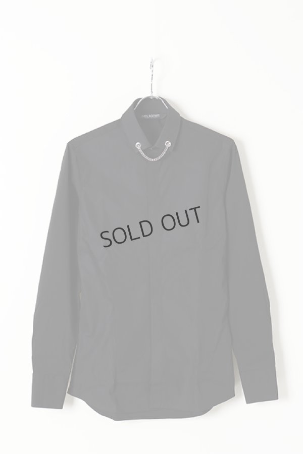 画像1: Neil Barrett ニールバレット TUXEDO METAL FLAT NECKLACE SHIRT{BCM1187C-N063C-2012-BJS} (1)