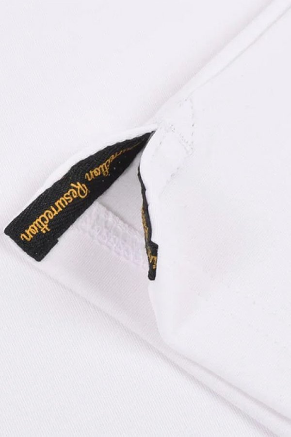 画像6: 【 30%OFF セール20,900円→14,630円】 レザレクション|Resurrection メンズ LSロゴハイネックシャツ{-BDS} (6)