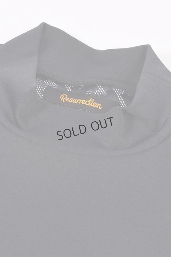 画像3: {SOLD}レザレクション|Resurrection メンズ GMサイドラインハイネックシャツ{-BDS} (3)