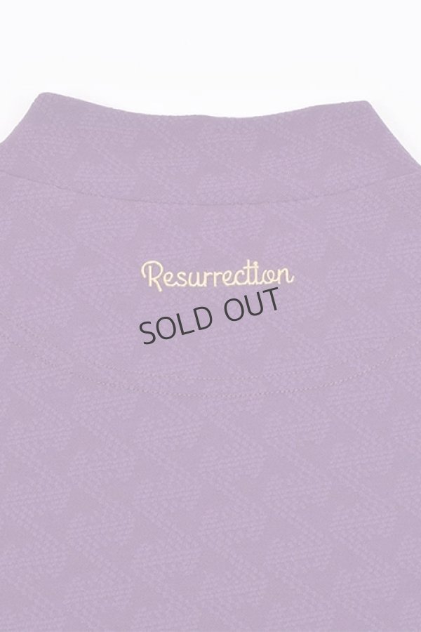 画像5: {SOLD}レザレクション|Resurrection メンズ GMジャガード半袖モックネック{-BDA} (5)