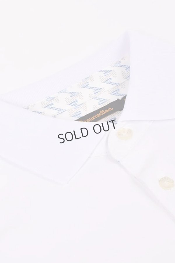 画像4: {SOLD}レザレクション|Resurrection メンズ ロゴポロシャツ{-BDS} (4)