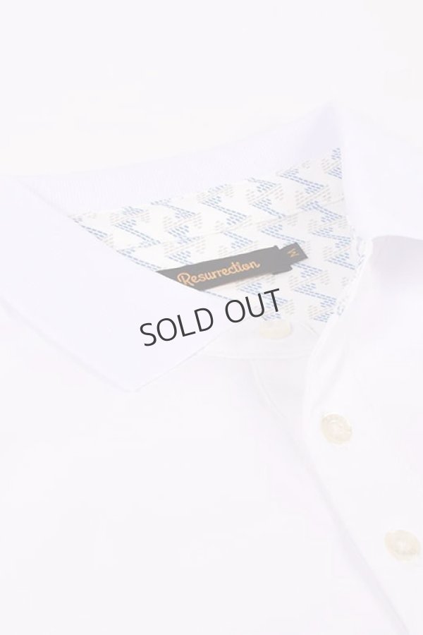 画像5: {SOLD}レザレクション|Resurrection メンズ ロゴポロシャツ{-BDS} (5)
