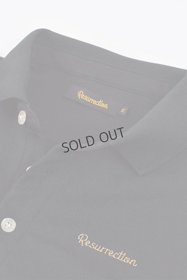 画像7: {SOLD}レザレクション|Resurrection メンズ GMジャガードポロ{-BDS} (7)