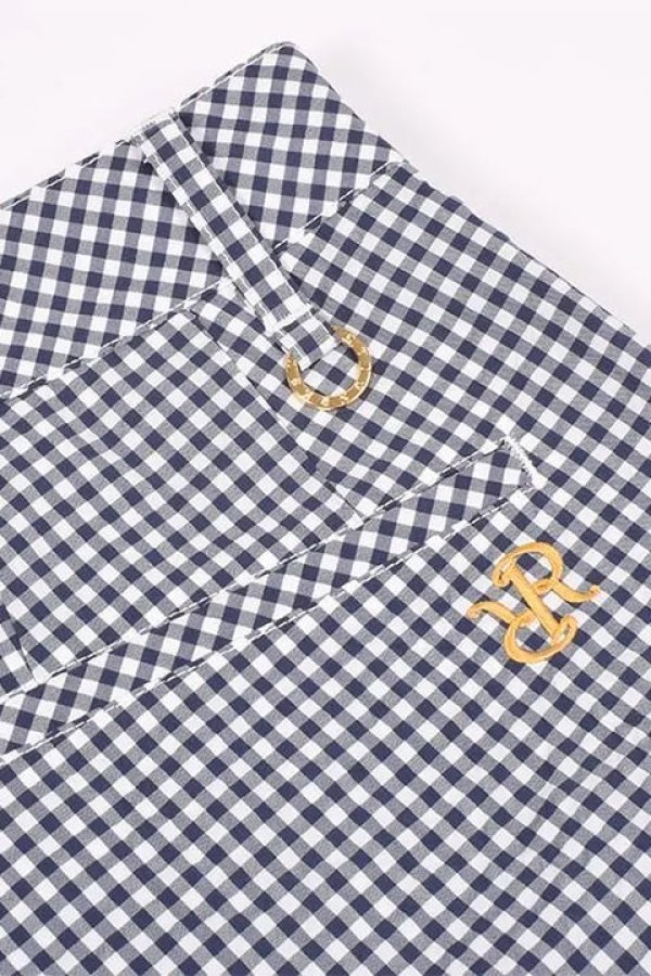 画像8: 【 30%OFF セール24,200円→16,940円】 レザレクション|Resurrection メンズ チェックショートパンツ / ギンガム{-BDS} (8)