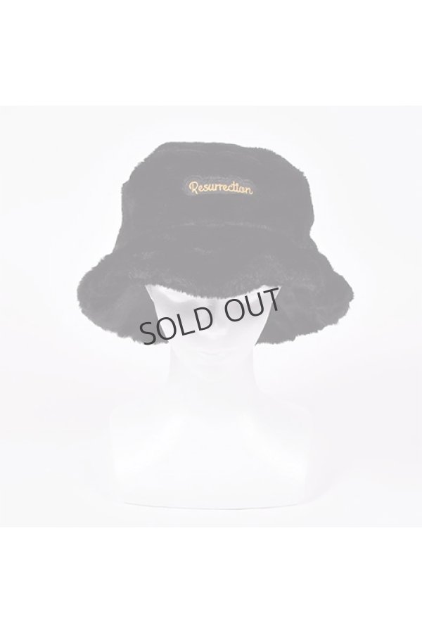 画像2: {SOLD}レザレクション|Resurrection ファーバケットハット{-BDA} (2)