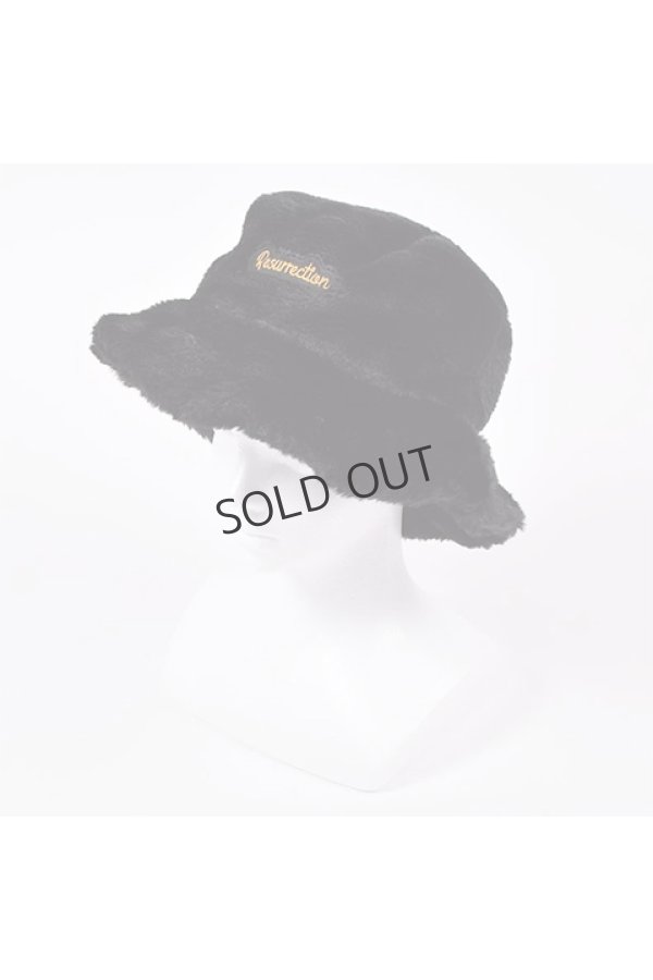 画像3: {SOLD}レザレクション|Resurrection ファーバケットハット{-BDA} (3)
