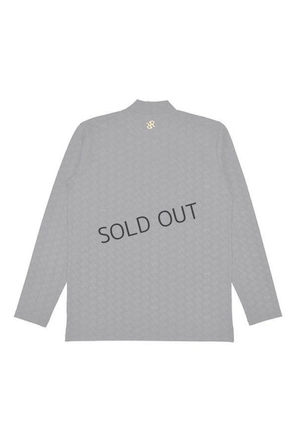 画像2: {SOLD}レザレクション|Resurrection メンズ エンボスモックネックL/S{-BDA} (2)