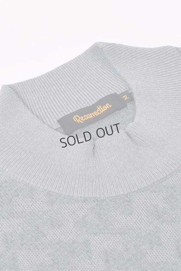 画像9: {SOLD}レザレクション|Resurrection メンズ GMジャガードハイネックニット{-BDA} (9)